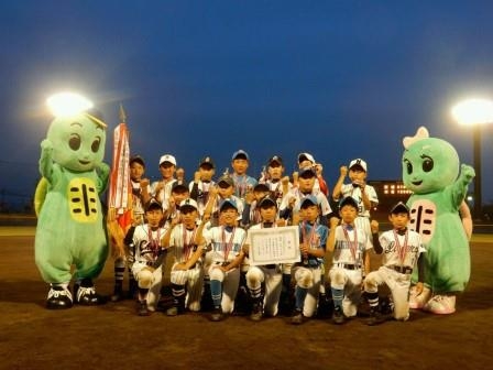 優勝！！第25回　六市対抗キャッチ旗争奪　少年軟式野球大会